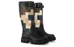 LOUIS VUITTON Leather Knee high Boots Men"s Green