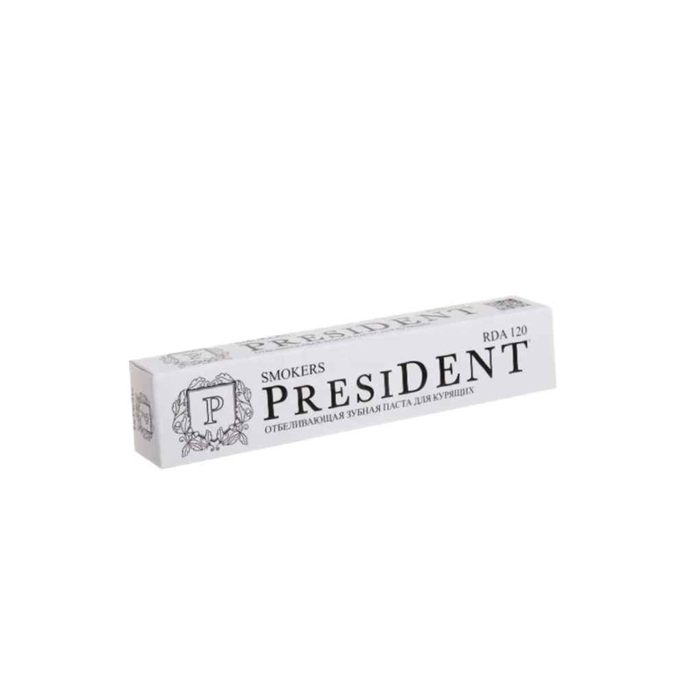 Паста зубная PRESIDENT Smokers 75г