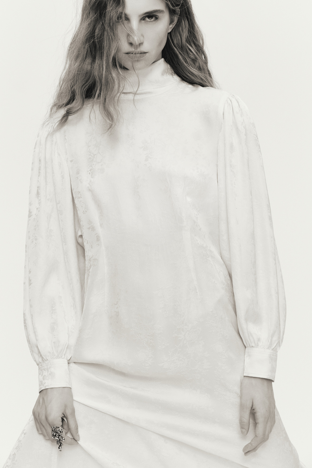 Платье с завязками — длинные рукава - H&M