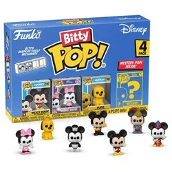Funko Bitty POP! Disney S1 Mickey Mouse+Minnie Mouse+Pluto+Mystery (1 of 4) 4PK