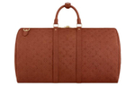 LOUIS VUITTON X Nba Keepall 55 Monogram Ball Grain Leather Brown