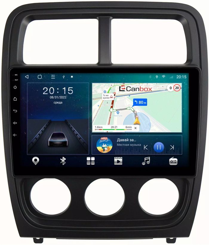 Магнитола для Dodge Caliber 2009-2012 - CanBox 9-1115 Android 10, SIM-слот