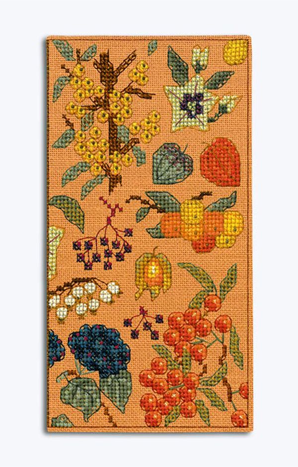 Набор для вышивания нитками Le Bonheur des Dames футляра для очков Spectacle Case Autumn Flowers (Осенние цветы)