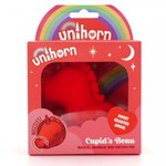 Вибромассажер Unihorn - Cupid's Beau с функцией пульсации, красный