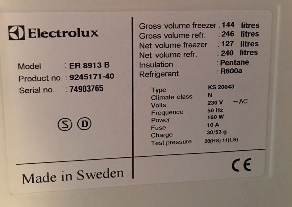 Уплотнитель для холодильника Electrolux ER8913В х.к 975*570 мм (022/012АНАЛОГ)