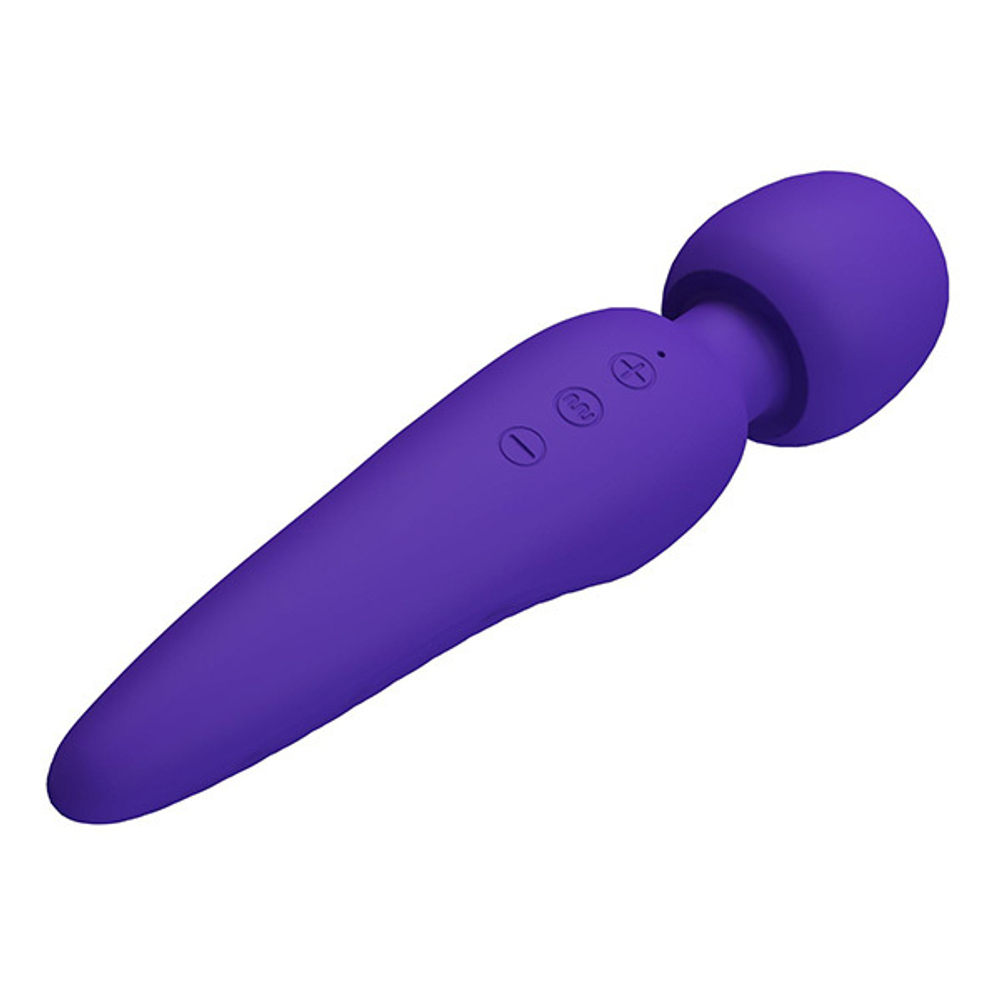 Фиолетовый wand-вибратор 21,5см Pretty Love Meredith BI-014668-3