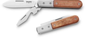Складной нож Lion Steel "BARLOW Roundhead" L/CK0118 CVN c клинком из стали Böhler M390 Microclean®, рукоять титан / микарта