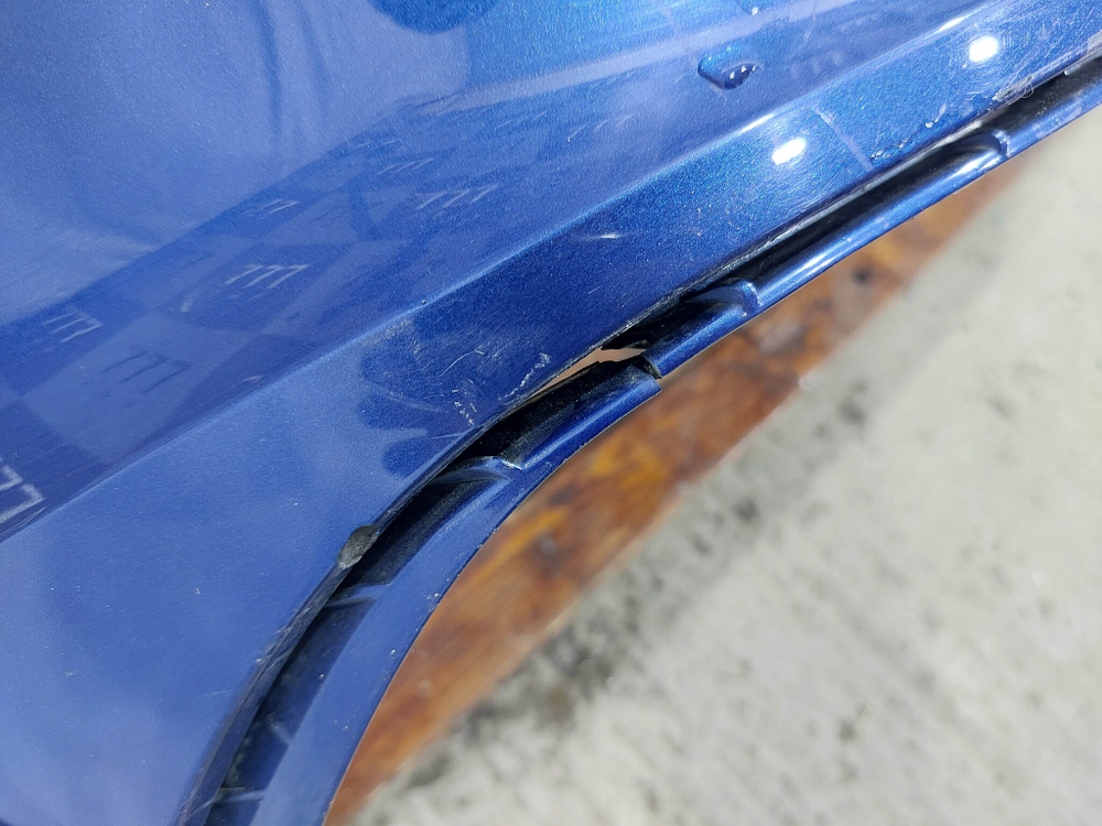 Бампер задний Volkswagen Polo 6 20-нв Б/У Оригинал 6N5807421