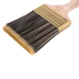 Кисть плоская Golden 4", искусственная щетина, деревянная ручка MTX — фото 3