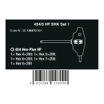 Набор отвёрток Hex-Plus HF SHK Set 1 WERA 05136070001