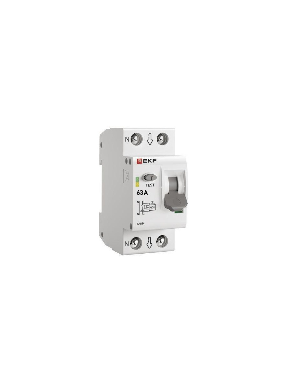 Устройство защиты от дугового пробоя (УЗДП) 1P+N 63А PROxima EKF afdd-2-63-pro