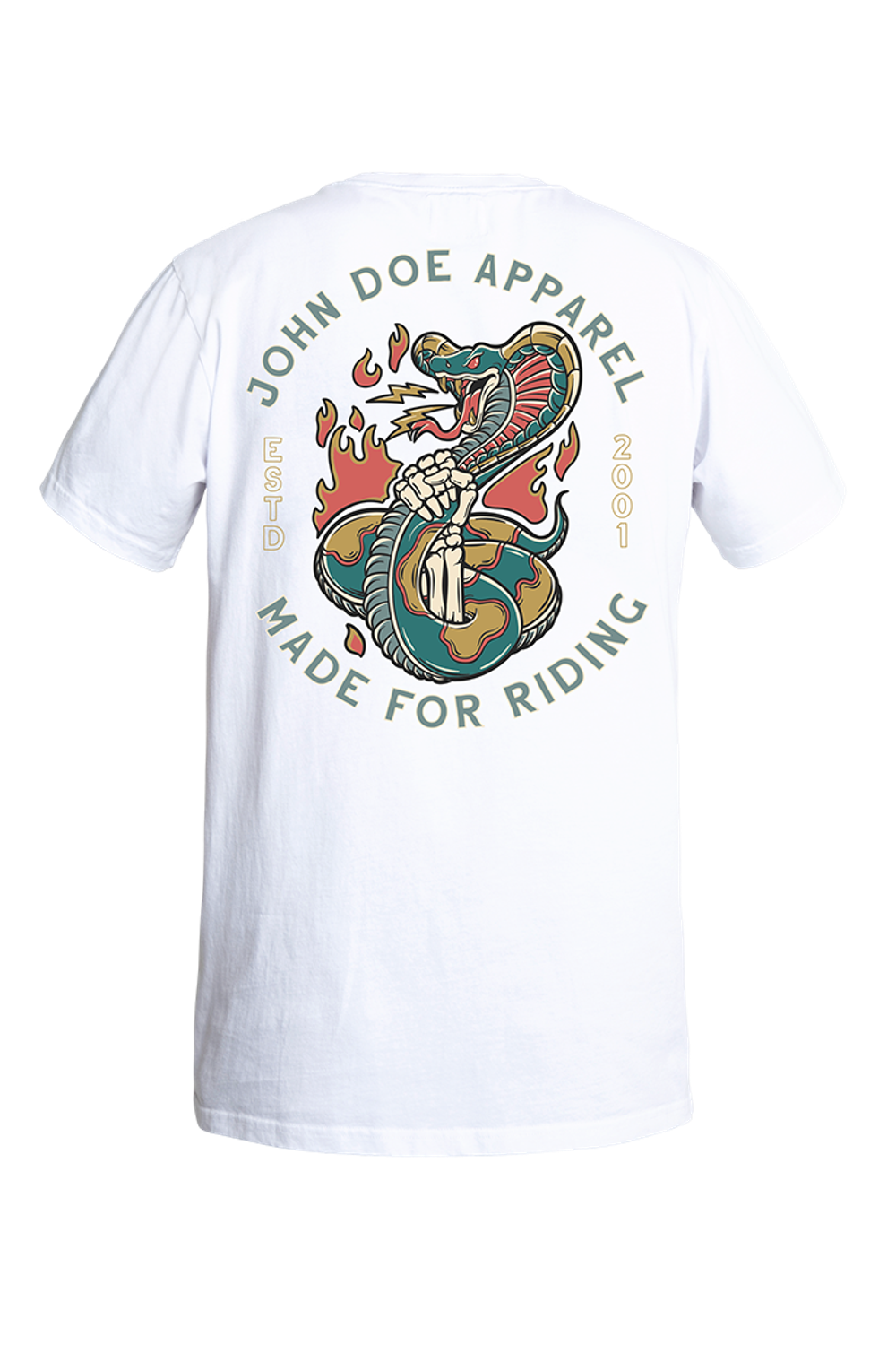 Футболка T-Shirt Snake ll White John Doe
