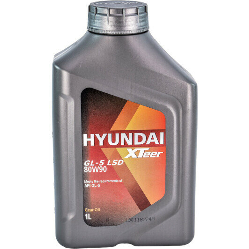 HYUNDAI XTEER GEAR OIL GL-5 LSD 80W90 Масло трансмиссионное 1L
