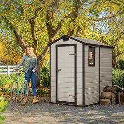 Пластиковый сарай Keter Manor 4x6 beige