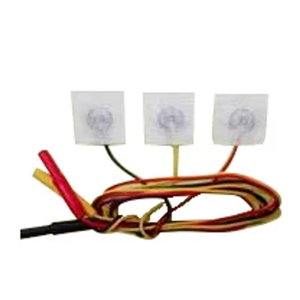 Электроды для ЭКГ одноразовые 22х22 мм с кабелем 50 см PG10S/RU2222W-DIN-RM 3 шт