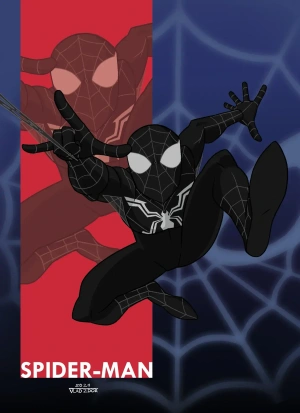 Открытка «Spectacular Spider-Man: Black Suit»