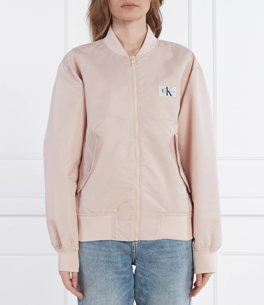 Куртка бомбер CALVIN KLEIN JEANS - пудро-розовый(J20J223034)