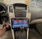 Магнитола для Toyota Harrier 2 XU30 2003-2013, Lexus RX 2003-2009 (ШГУ монохром, рамка вниз) - Teyes CC4 монитор 10.36" 2K QLED на Android 14, Быстрейшая, Snapdragon 680, DSP, CarPlay, 4G SIM-слот
