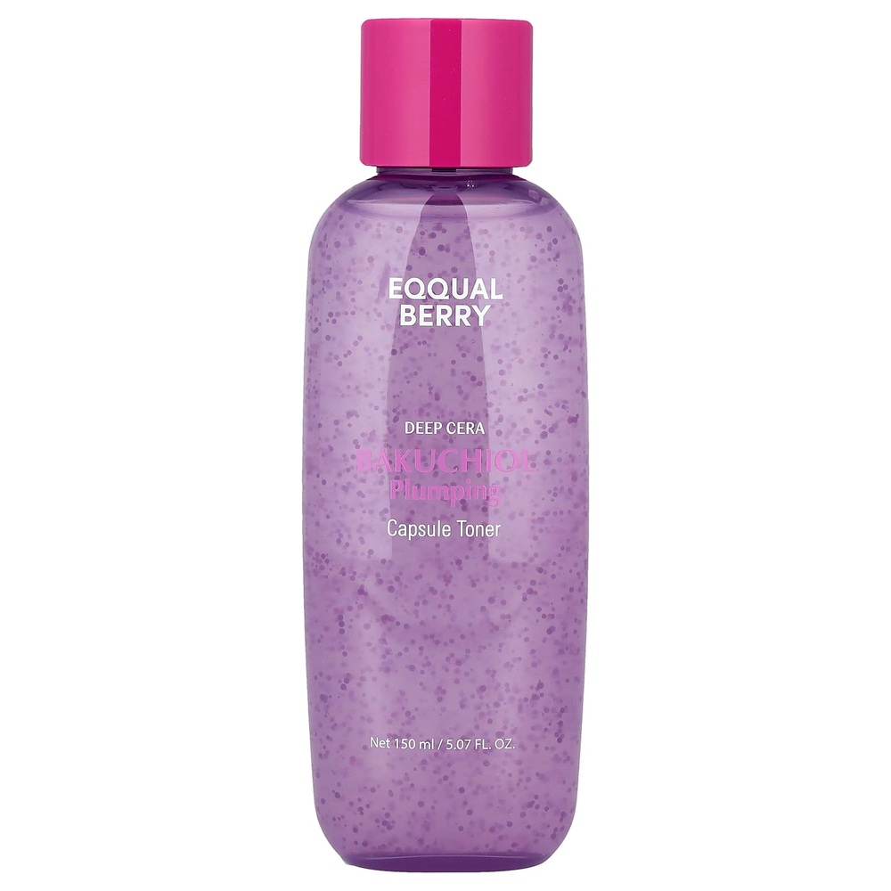EQQUALBERRY, Deep Cera, бакучиол, капсула для повышения упругости, 150 мл (5,07 жидк. унции)