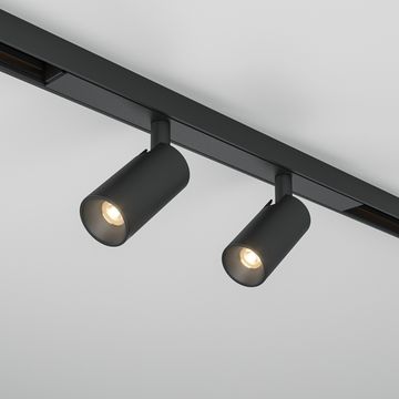 Трековый магнитный светильник LED 6W 3000К-6000К IP20 TR176-1-2X3WTW-M-B чёрный Focus Duo Basity Maytoni