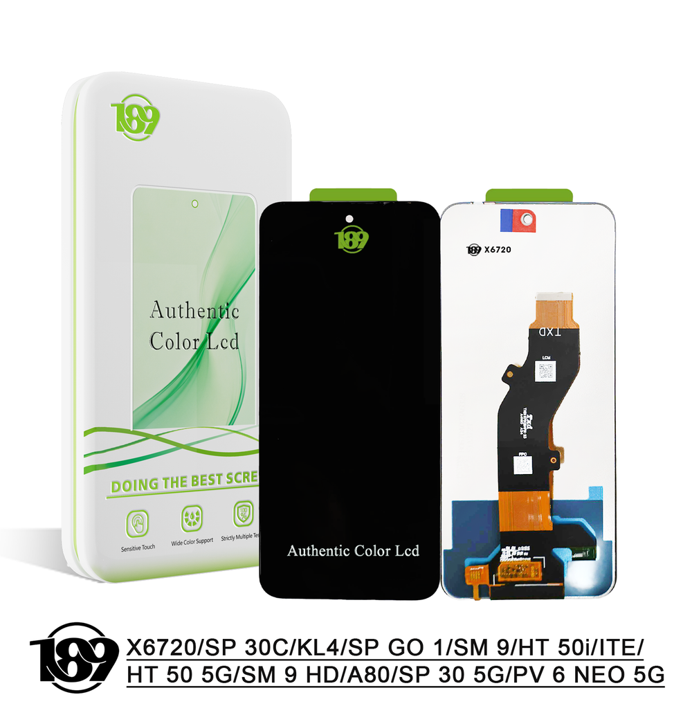 Дисплей Tecno/Infinix X6720/Spark 30C/Go 1/Smart 9/Hot 50i/50 5G; бренд 189 (как OR100)