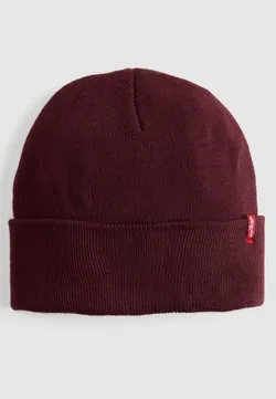 Шапка LEVI'S SLOUCHY RED TAB BEANIE TAWNY PORT