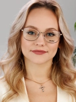Оправа для очков для зрения металлическая брендовая