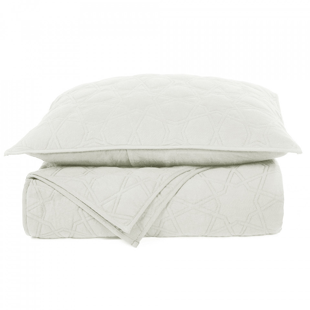 Покрывало 240x260 L'appartement Shape white белый
