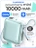 Внешний аккумулятор Gurdini Flow Power (CCC) 10000 mAh 20W ( built-in cables) USB-C/Lightning Light Cyan