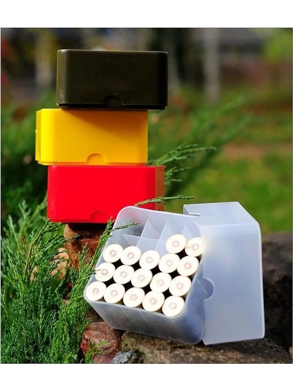 Коробка 12 калибр 25шт зеленая