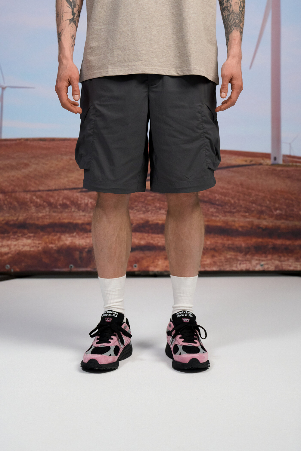 Шорты Nothomme Blue Monte LanQi Work Shorts "Rock-Face Grey"