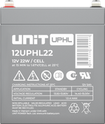 Аккумулятор UNIT 12UPHL22 ( 22 Вт/эл / 12В ) AGM