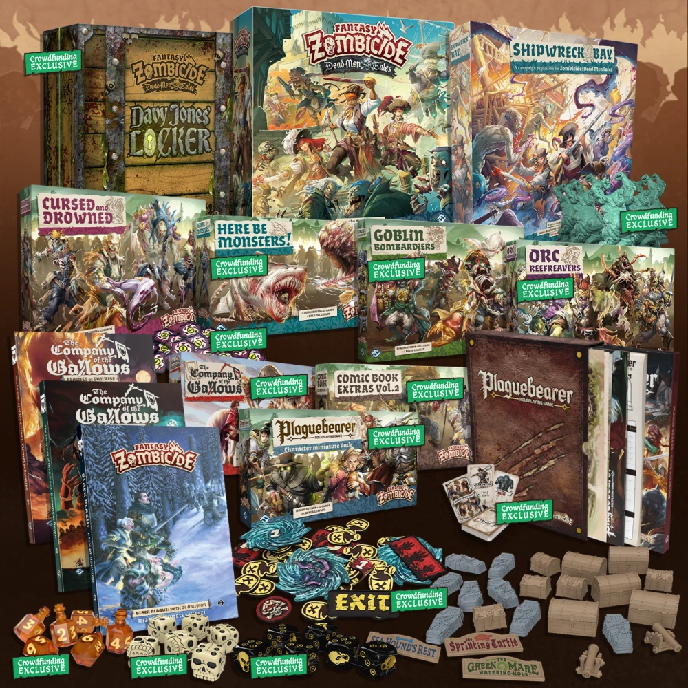 Zombicide: Dead Men Tales - настольная игра