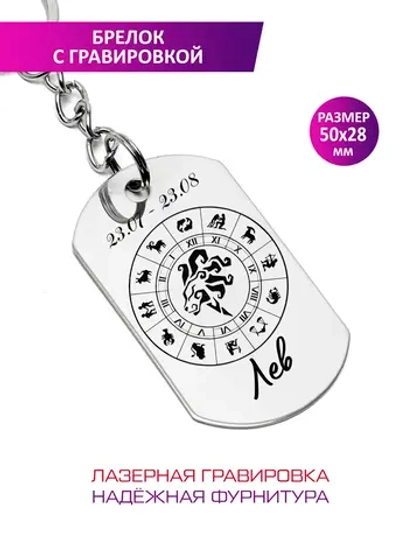 Брелок "Знак зодиака Лев".