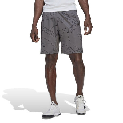 Мужские теннисные шорты adidas Club Graphic Shorts Men - Grey