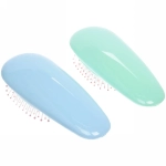 Расческа массажная компактная «Bon salon», микс 2 цвета, 7*16 см (коробка PVC)