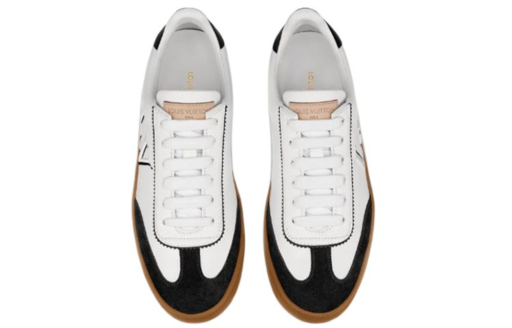 LOUIS VUITTON Lv Frontrow Sports Shoes Black/White Women"s