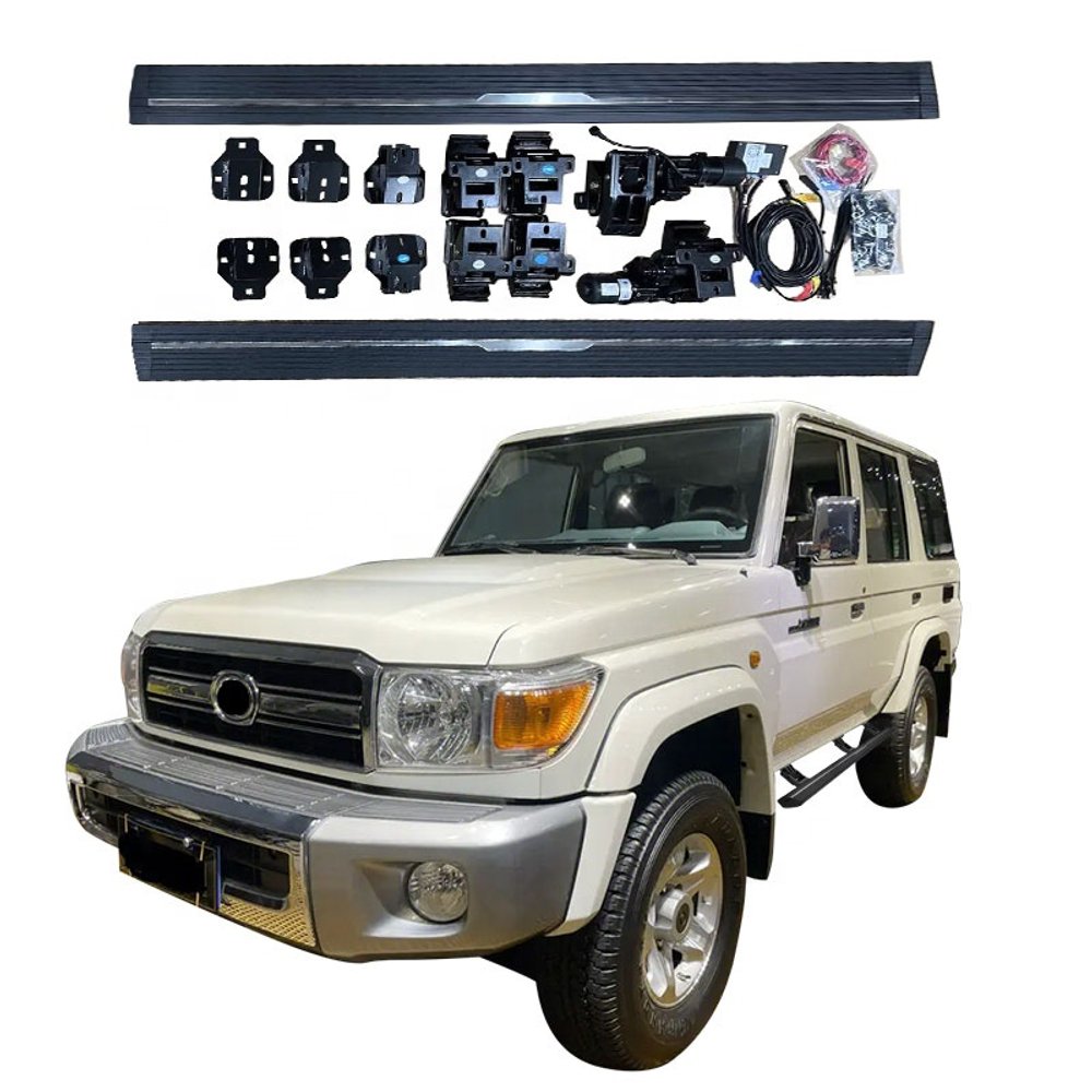 Электрические боковые пороги для Toyota Land Cruiser 76 LC76 2018+
