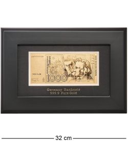 Gold Leaf HB-057 Панно «Банкнота 1 000 DEM (марка) Германия»