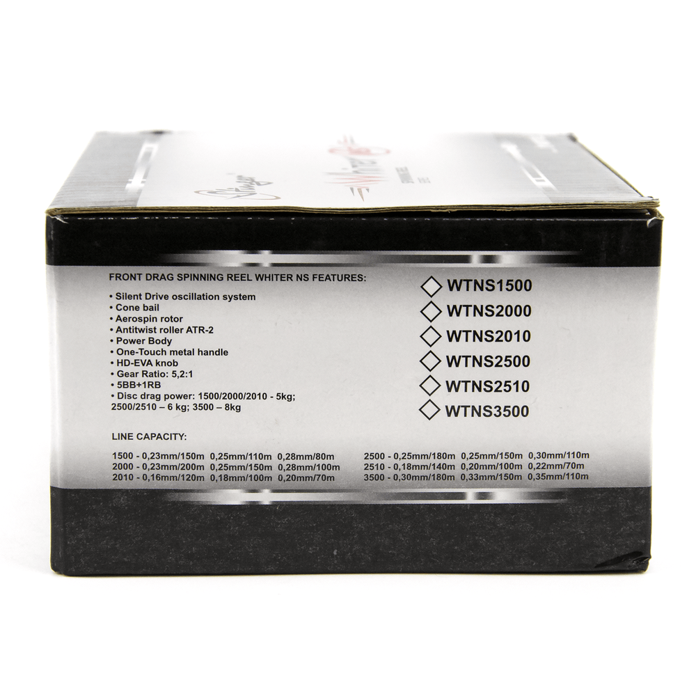 Безынерционная катушка Stinger Whiter NS 2010 (5+1BB, мет. шпуля)
