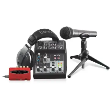Behringer PODCASTUDIO 2 USB - комплект для домашней звукозаписи и подкастинга.