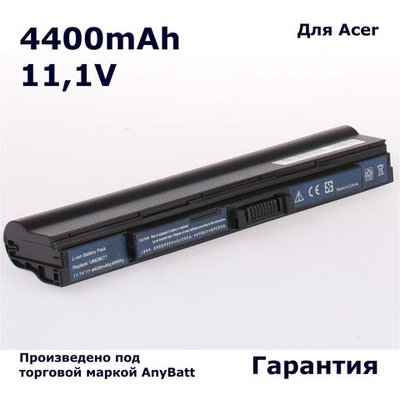 Аккумулятор AnyBatt 4400mAh для ноутбука Acer UM09E31, UM09E36, UM09E71