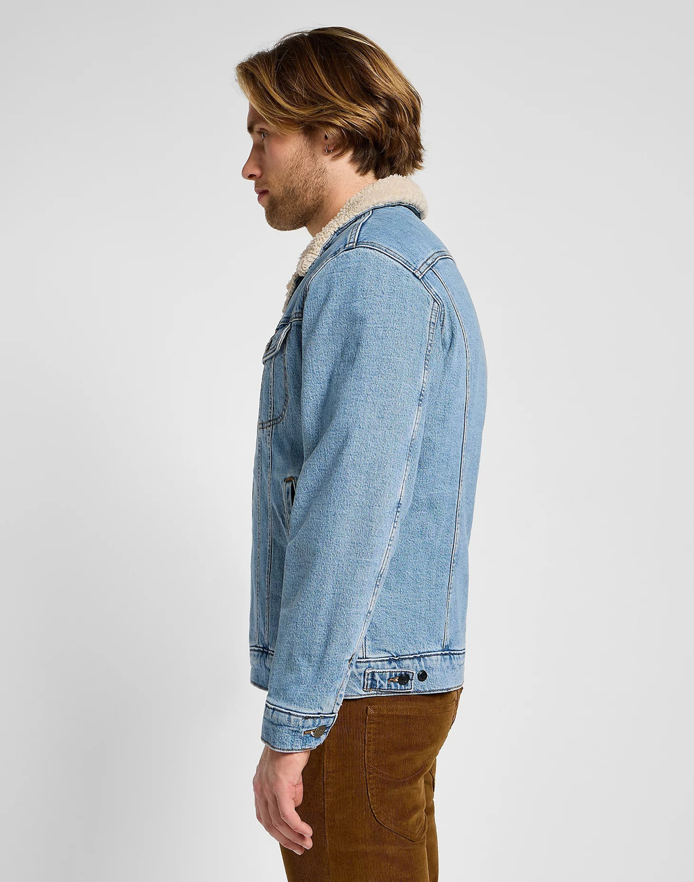 Джинсовая куртка утепленная мужская LEE SHERPA JACKET
