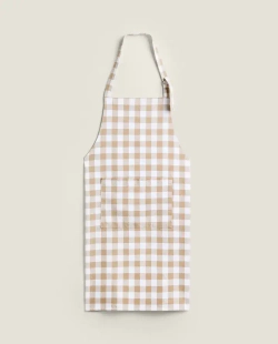 ZARA HOME ХЛОПКОВЫЙ ФАРТУК В КЛЕТКУ