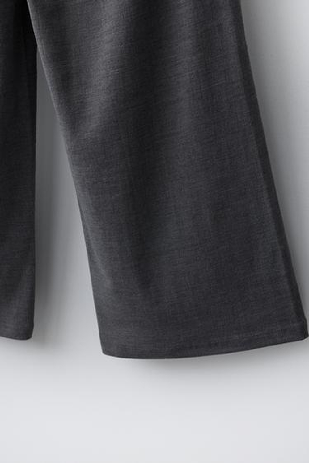 ZARA БРЮКИ WIDE LEG С ПУГОВИЦАМИ, СЕРЫЙ