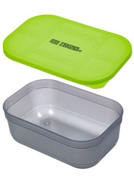 Коробка рыболовная для прикормки и насадки с крышкой FC FEEDER BAIT BOX 170×115×65