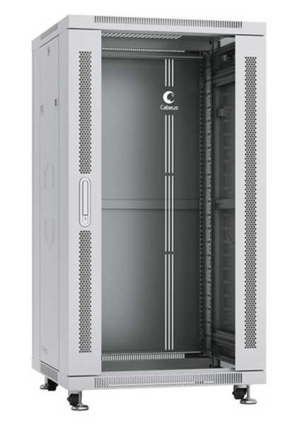 Шкаф напольный 19", 22U Cabeus SH-05C-22U60/100