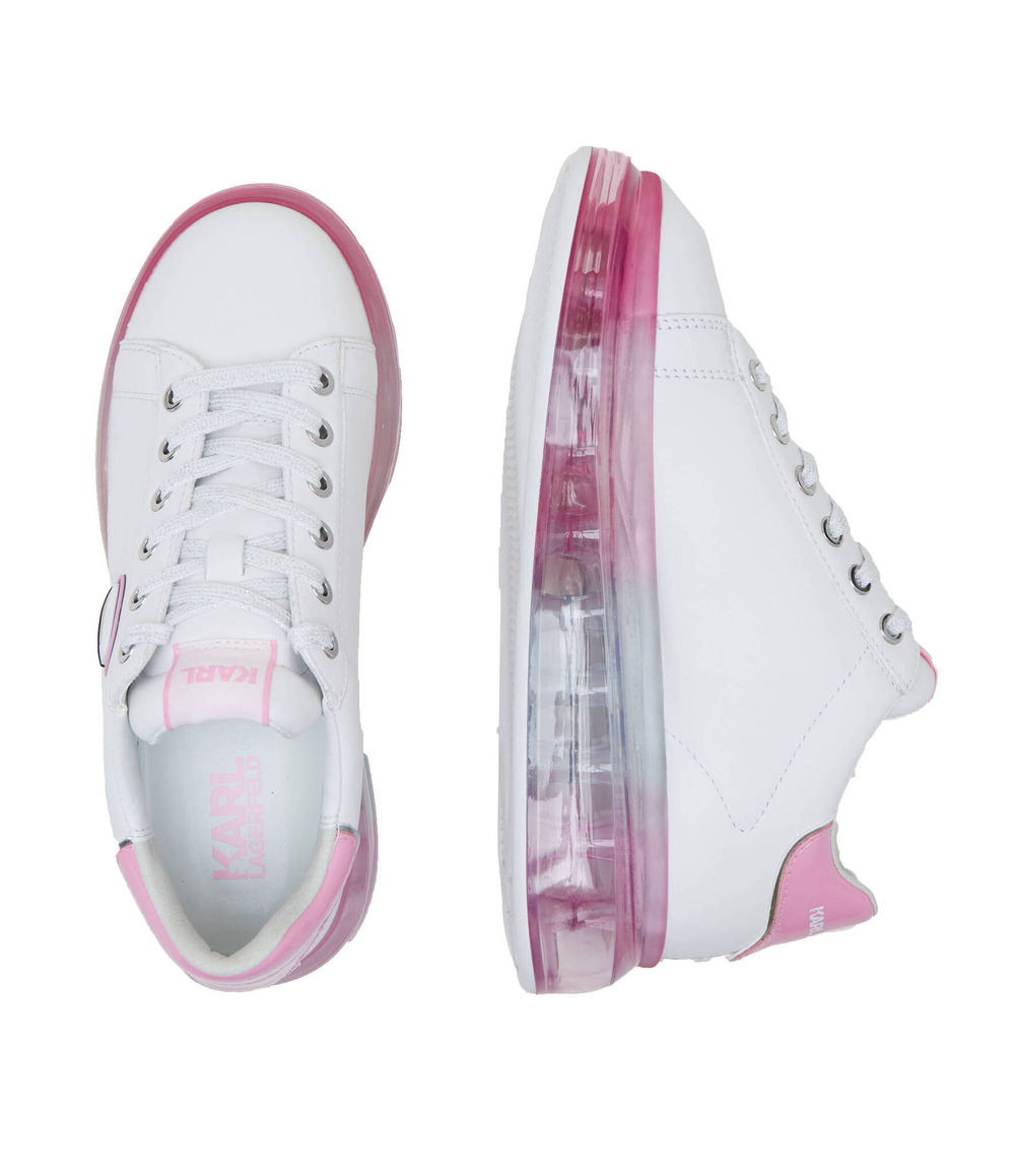 Кожаные кроссовки kapri kushion Karl Lagerfeld - белый(KL62630N)