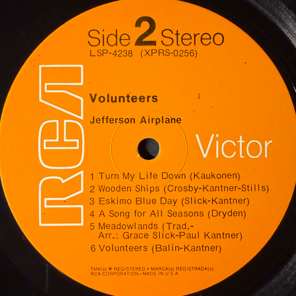 Jefferson Airplane - Volunteers (США 1969г.)