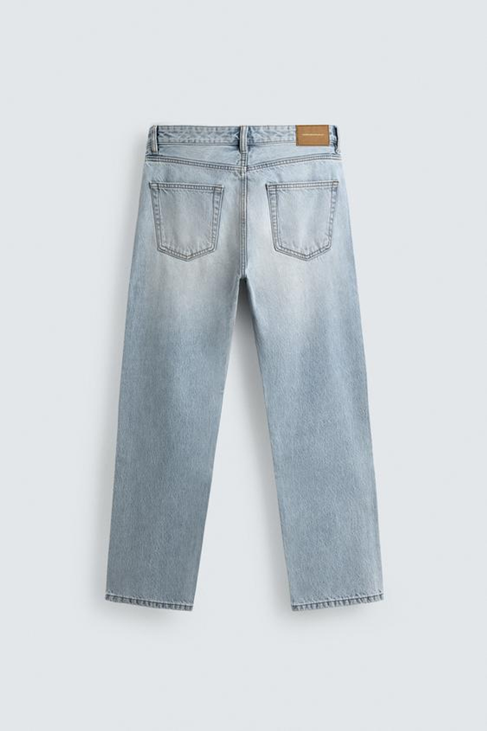 ZARA ДЖИНСЫ REGULAR FIT, ГОЛУБОЙ